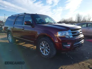 2017 Ford Expedition Max Limited z VIN 1FMJK2AT5HEA81929, wystawiony jako IAAI lot #41432707 z przebiegiem 130 764 mil mil oraz . Historia ofert i sprzedaży dostępna na DreamBid. Obrazek 1.
