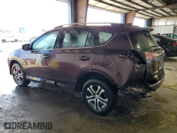 2018 Toyota RAV4 LE with VIN 2T3BFREV2JW724060, listed as a Copart auction lot 49888915 with 49,311 mi miles and Salvage Title. Bid and sale history available at DreamBid. Image 2.