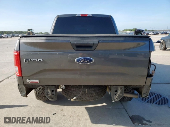 2017 Ford F-150 XL with VIN 1FTEW1EP2HKD07041, listed as a Copart auction lot 65293065 with 206,224 mi miles and Salvage title. Bid and sale history available at DreamBid. Image 6.