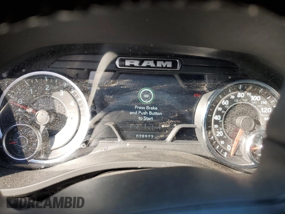 2022 Ram 1500 Big Horn with VIN 1C6RRFFG3NN455883, listed as a Copart auction lot 45040585 with 28,973 mi miles and Salvage Title. Bid and sale history available at carsss.com. Image 9.