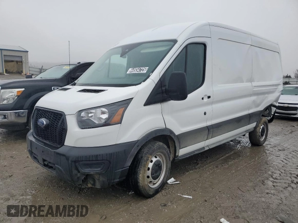 2023 Ford Transit Cargo with VIN 1FTBR1C89PKB17919, listed as a Copart auction lot 44934725 with Not Provided miles and Non Repairable. Bid and sale history available at carsss.com. Image 1.