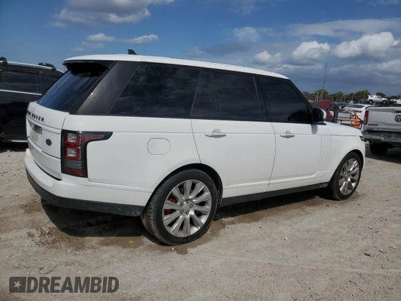 2016 Land Rover Range Rover Autobiography with VIN SALGV2EF3GA275643, listed as a Copart auction lot 50898975 with 166,517 mi miles and Clean Title. Bid and sale history available at DreamBid. Image 3.