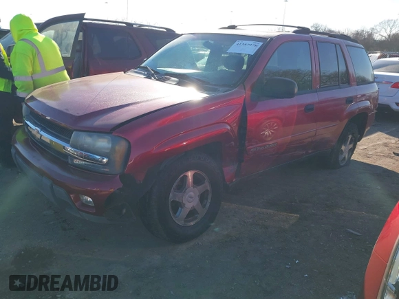 2003 Chevrolet TrailBlazer LS with VIN 1GNDS13S532364347, listed as a IAAI auction lot 41387978 with 174,342 mi miles. Bid and sale history available at carsss.com. Image 2.