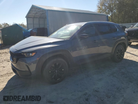 2023 Mazda CX-50 S Select with VIN 7MMVABAM8PN146630, listed as a Copart auction lot 49590615 with 24,215 mi miles and Salvage Title. Bid and sale history available at DreamBid. Image 1.