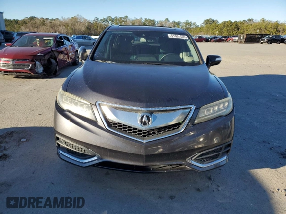 2016 Acura RDX Technology with VIN 5J8TB3H51GL008093, listed as a Copart auction lot 41531405 with 140,265 mi miles and Salvage Title. Bid and sale history available at DreamBid. Image 5.