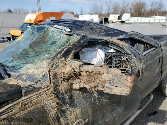 2015 Ford Super Duty F-250 SRW Lariat with VIN 1FT7W2BT4FEB31864, listed as a Copart auction lot 51575905 with 0 mi miles and Salvage Title. Bid and sale history available at carsss.com. Image 9.