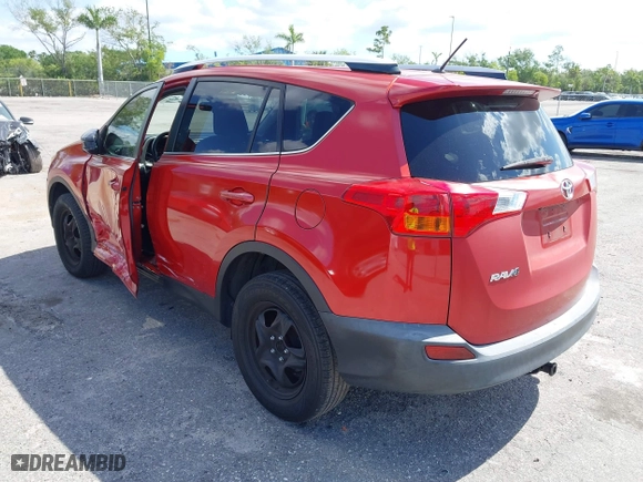 2014 Toyota RAV4 LE with VIN JTMZFREV4EJ005203, listed as a IAAI auction lot 42022295 with 130,193 mi miles. Bid and sale history available at carsss.com. Image 3.