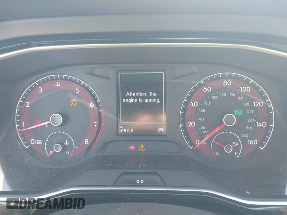 2020 Volkswagen Jetta S z VIN 3VWCB7BU5LM035468, wystawiony jako IAAI lot #41785899 z przebiegiem 69 058 mil mil oraz . Historia ofert i sprzedaży dostępna na DreamBid. Obrazek 7.