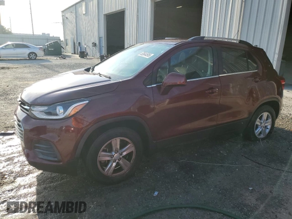 2017 Chevrolet Trax LT with VIN 3GNCJLSB1HL130305, listed as a Copart auction lot 53644595 with 97,128 mi miles and Salvage Title. Bid and sale history available at carsss.com. Image 1.