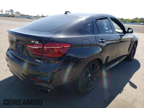 2018 BMW X6 xDrive50i with VIN 5UXKU6C56J0Z66540, listed as a Copart auction lot 56961962 with 54,238 mi miles. Bid and sale history available at carsss.com. Image 4.