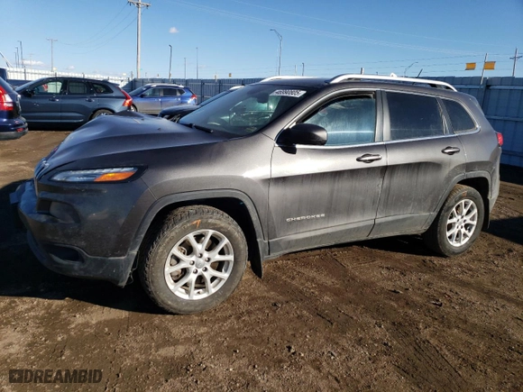 2014 Jeep Cherokee Latitude with VIN 1C4PJMCS4EW203011, listed as a Copart auction lot 46990805 with 83,046 mi miles and Salvage Title. Bid and sale history available at carsss.com. Image 1.