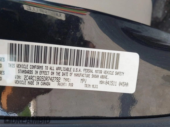 2013 Chrysler Town & Country Touring z VIN 2C4RC1BG5DR742792, wystawiony jako IAAI lot #42005481 z przebiegiem 204 002 mil mil oraz . Historia ofert i sprzedaży dostępna na DreamBid. Obrazek 9.