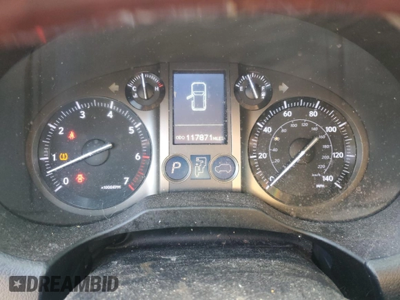 2012 Lexus GX 460 with VIN JTJBM7FX0C5049522, listed as a Copart auction lot 50019585 with 117,871 mi miles and Salvage Title. Bid and sale history available at carsss.com. Image 9.