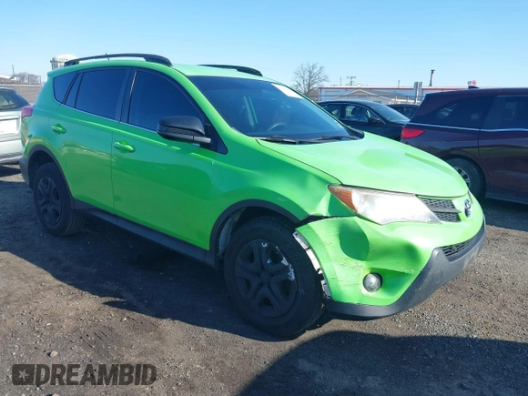 2015 Toyota RAV4 LE with VIN 2T3BFREVXFW252987, listed as a IAAI auction lot 41998166 with 174,154 mi miles and . Bid and sale history available at DreamBid. Image 1.