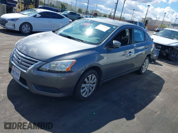 2015 Nissan Sentra SV with VIN 3N1AB7AP0FL644972, listed as a IAAI auction lot 41750059 with 90,672 mi miles and . Bid and sale history available at DreamBid. Image 2.