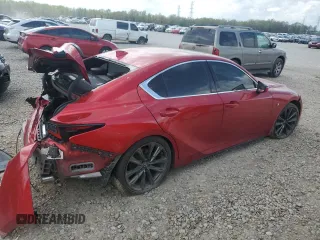 2021 Lexus IS 350 F Sport z VIN JTHGZ1B2XM5046239, wystawiony jako Copart lot #51335485 z przebiegiem 156 135 mil mil oraz Szkoda całkowita • Salvage title. Historia ofert i sprzedaży dostępna na DreamBid. Obrazek 3.