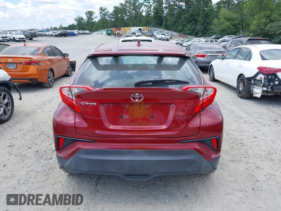 2018 Toyota C-HR XLE with VIN NMTKHMBX6JR054483, listed as a IAAI auction lot 42759739 with 89,820 mi miles and . Bid and sale history available at DreamBid. Image 16.