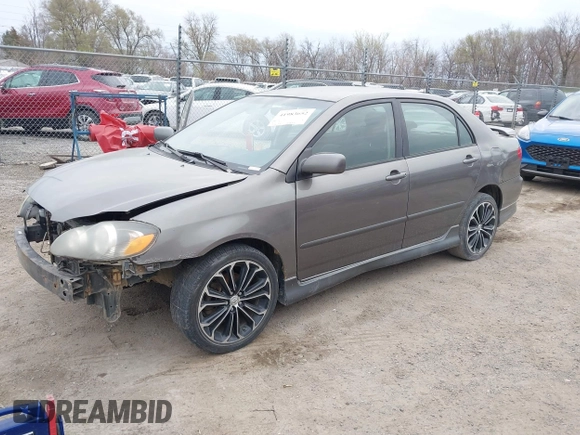 2007 Toyota Corolla CE with VIN 1NXBR32E67Z773644, listed as a IAAI auction lot 41983652 with 276,487 mi miles and . Bid and sale history available at DreamBid. Image 2.