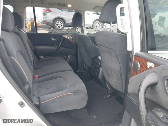 2017 Nissan Armada SV with VIN JN8AY2NC3H9505733, listed as a IAAI auction lot 41718132 with 148,084 mi miles. Bid and sale history available at carsss.com. Image 8.