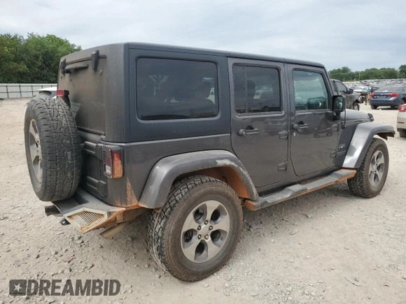 2016 Jeep Wrangler Unlimited Sahara with VIN 1C4BJWEGXGL264740, listed as a Copart auction lot 57225115 with 183,647 mi miles and Salvage title. Bid and sale history available at DreamBid. Image 3.