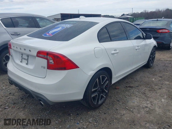 2017 Volvo S60 Dynamic with VIN YV126MFL2H2421907, listed as a IAAI auction lot 41737301 with 87,239 mi miles. Bid and sale history available at carsss.com. Image 4.