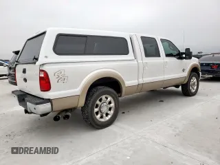 2011 Ford F-250 XL with VIN 1FT7W2BT3BEC24594, listed as a Copart auction lot 59517695 with 289,337 mi miles and Salvage title. Bid and sale history available at DreamBid. Image 3.