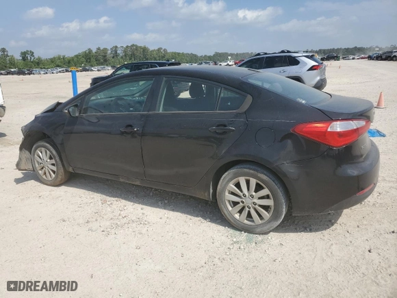 2014 Kia Forte LX with VIN KNAFX4A60E5057547, listed as a Copart auction lot 53881925 with 191,597 mi miles and Salvage Title. Bid and sale history available at carsss.com. Image 2.