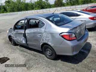 2023 Mitsubishi Mirage ES z VIN ML32FUFJ0PHF03852, wystawiony jako Copart lot #55585925 z przebiegiem 77 504 mil mil oraz Szkoda całkowita • Salvage title. Historia ofert i sprzedaży dostępna na DreamBid. Obrazek 2.