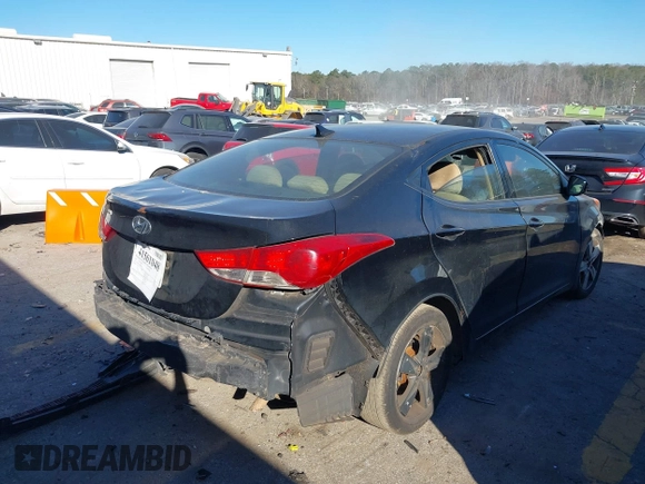 2013 Hyundai Elantra Limited z VIN 5NPDH4AE8DH308358, wystawiony jako IAAI lot #41655206 z przebiegiem Nie podano mil oraz . Historia ofert i sprzedaży dostępna na DreamBid. Obrazek 4.