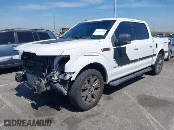 2017 Ford F-150 XL with VIN 1FTEW1CG1HFB66913, listed as a IAAI auction lot 41860989 with 50,539 mi miles. Bid and sale history available at carsss.com. Image 23.