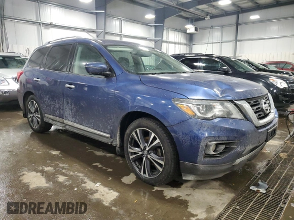 2017 Nissan Pathfinder SV with VIN 5N1DR2MM1HC641910, listed as a Copart auction lot 42714965 with 163,183 mi miles and Non Repairable. Bid and sale history available at carsss.com. Image 4.