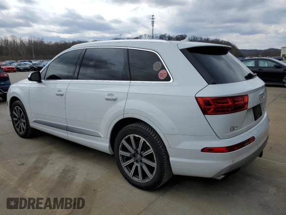 2017 Audi Q7 Premium Plus z VIN WA1LAAF71HD033334, wystawiony jako Copart lot #50545825 z przebiegiem 134 451 mil mil oraz Szkoda całkowita • Salvage title. Historia ofert i sprzedaży dostępna na DreamBid. Obrazek 2.