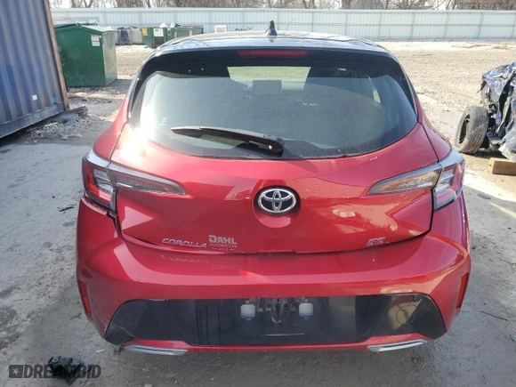 2022 Toyota Corolla Hatchback SE with VIN JTND4MBE4N3169672, listed as a Copart auction lot 51455225 with 39,545 mi miles and Salvage Title. Bid and sale history available at carsss.com. Image 6.