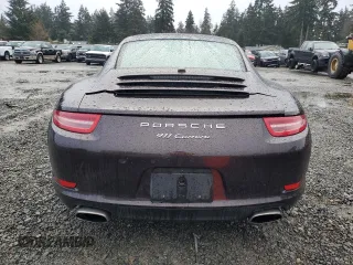 2015 Porsche 911 Carrera with VIN WP0AA2A93FS106725, listed as a Copart auction lot 45405395 with 46,396 mi miles and Salvage Title. Bid and sale history available at carsss.com. Image 6.