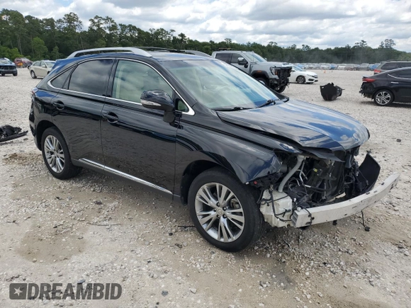 2013 Lexus RX 350 with VIN 2T2ZK1BA8DC098991, listed as a Copart auction lot 56125665 with 83,793 mi miles and Salvage title. Bid and sale history available at DreamBid. Image 4.