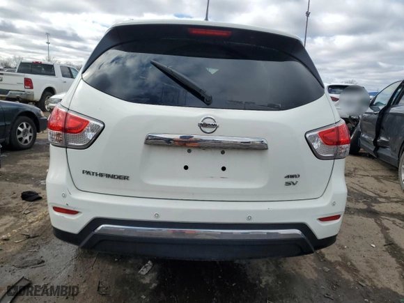 2016 Nissan Pathfinder Platinum with VIN 5N1AR2MM7GC632145, listed as a Copart auction lot 47275295 with 174,805 mi miles and Clean Title. Bid and sale history available at carsss.com. Image 6.