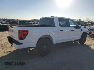 2024 Ford F-150 STX with VIN 1FTEW2KP2RKE14473, listed as a Copart auction lot 87237644 with 1,837 mi miles and Salvage Title. Bid and sale history available at carsss.com. Image 3.