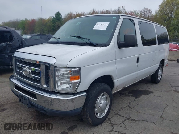 2014 Ford Econoline Passenger XL with VIN 1FBNE3BL4EDA97935, listed as a IAAI auction lot 42187031 with 228,696 mi miles. Bid and sale history available at carsss.com. Image 17.
