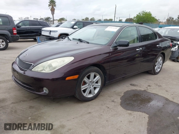 2005 Lexus ES 330 with VIN JTHBA30G955061537, listed as a IAAI auction lot 42024501 with 131,132 mi miles. Bid and sale history available at carsss.com. Image 2.
