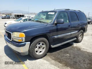 2004 GMC Yukon SLT z VIN 1GKEC13TX4R233415, wystawiony jako Copart lot #56951715 z przebiegiem 338 356 mil mil oraz Czysty tytuł • Clean title. Historia ofert i sprzedaży dostępna na DreamBid. Obrazek 1.