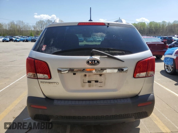 2012 Kia Sorento LX with VIN 5XYKT4A2XCG286512, listed as a Copart auction lot 52741445 with 142,551 mi miles and Clean Title. Bid and sale history available at carsss.com. Image 6.