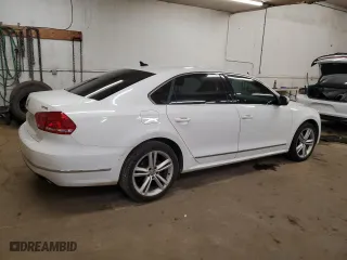 2013 Volkswagen Passat SEL Premium with VIN 1VWCM7A31DC063709, listed as a Copart auction lot 78717804 with 120,271 mi miles and Salvage Title. Bid and sale history available at carsss.com. Image 3.