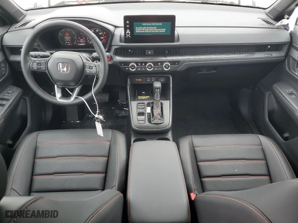 2025 Honda CR-V Hybrid Sport-L with VIN 7FARS6H81SE032222, listed as a Copart auction lot 76049454 with 60 mi miles and Salvage Title. Bid and sale history available at carsss.com. Image 8.