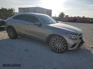 2019 Mercedes-Benz GLC with VIN WDC0J4KBXKF535110, listed as a Copart auction lot 43216615 with 105,050 mi miles and Salvage Title. Bid and sale history available at carsss.com. Image 4.