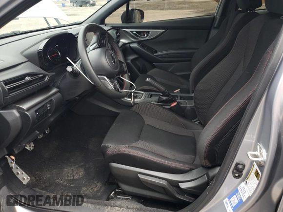 2023 Subaru WRX Premium with VIN JF1VBAF61P9809987, listed as a Copart auction lot 58935475 with 19,217 mi miles and Salvage title. Bid and sale history available at DreamBid. Image 7.