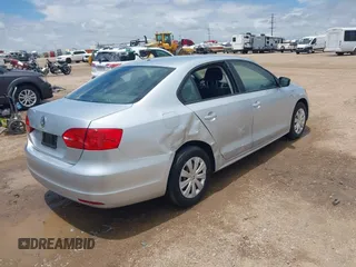 2013 Volkswagen Jetta S with VIN 3VW2K7AJ4DM410383, listed as a IAAI auction lot 42627193 with 154,300 mi miles and . Bid and sale history available at DreamBid. Image 4.
