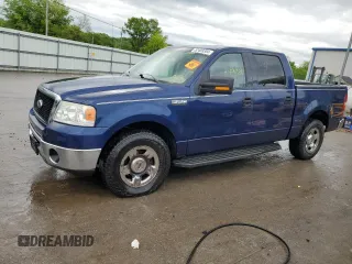 2007 Ford F-150 XLT with VIN 1FTRW12W77KD54464, listed as a Copart auction lot 52409304 with 249,980 mi miles and Salvage Title. Bid and sale history available at carsss.com. Image 1.