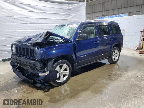 2014 Jeep Patriot Latitude with VIN 1C4NJRFB0ED852882, listed as a Copart auction lot 49674915 with 130,367 mi miles and Salvage title. Bid and sale history available at DreamBid. Image 1.