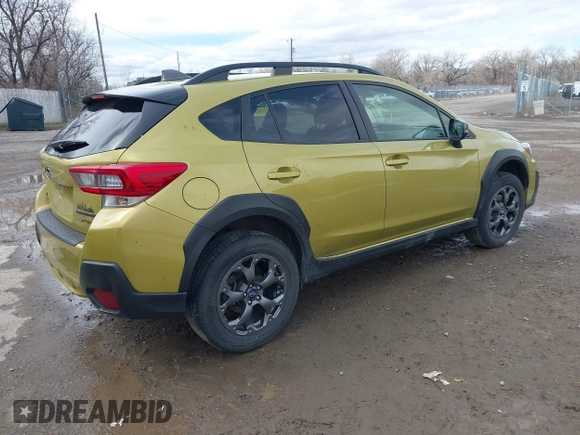 2022 Subaru Crosstrek Special Sports with VIN JF2GTHSC2NH254928, listed as a IAAI auction lot 41931655 with 23,504 mi miles and . Bid and sale history available at DreamBid. Image 4.