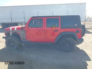 2020 Jeep Wrangler Unlimited Willys with VIN 1C4HJXDN5LW130646, listed as a IAAI auction lot 41979764 with 66,244 mi miles and . Bid and sale history available at DreamBid. Image 14.